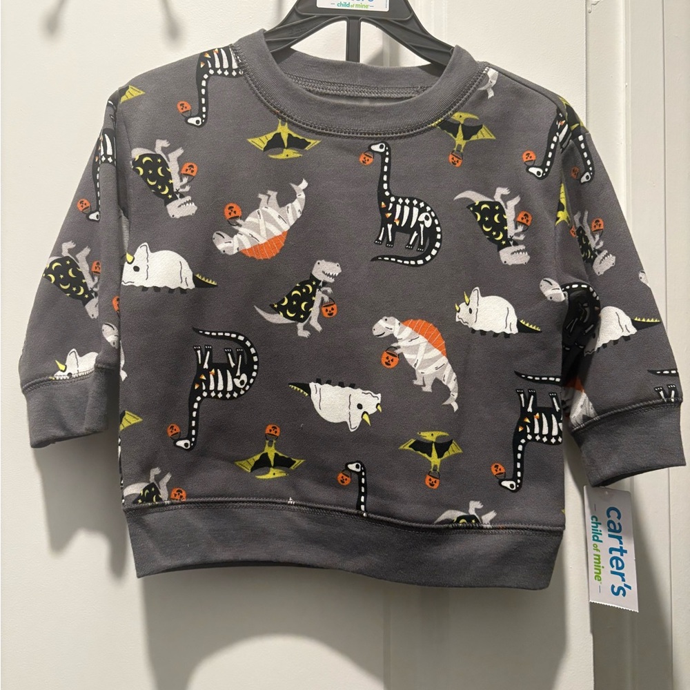Carter's Gray Woodland Creature Sweatshirt